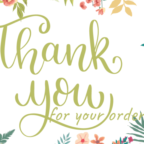 Premium Thank You Card Set – 100 Cards Gift Pack