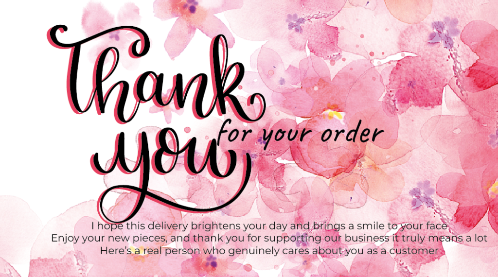 Premium Thank You Card Set – 100 Cards Gift Pack