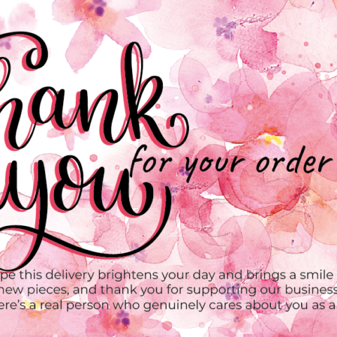 Premium Thank You Card Set – 100 Cards Gift Pack