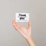 Premium Thank You Card Set – 100 Cards Gift Pack 4