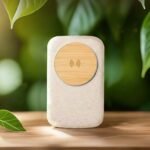 Eco-Friendly Wheat Straw & Bamboo Wireless Charger 5W – Sustainable Minimal Design 1