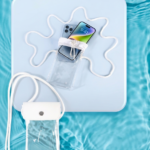 Transparent Waterproof Mobile Phone Pouch with Adjustable Neck Strap – Touch Screen Compatible, Lightweight Dry Bag for Beach, Swimming & Outdoor Activities 2