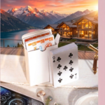 Classic Playing Cards Deck in Storage Case | Portable Card Game Set for Travel & Family Gatherings 3
