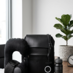 Premium Travel Backpack Set with Neck Pillow, Cardholder, Charging Cable & Towel | Business & Travel Essentials Kit 2