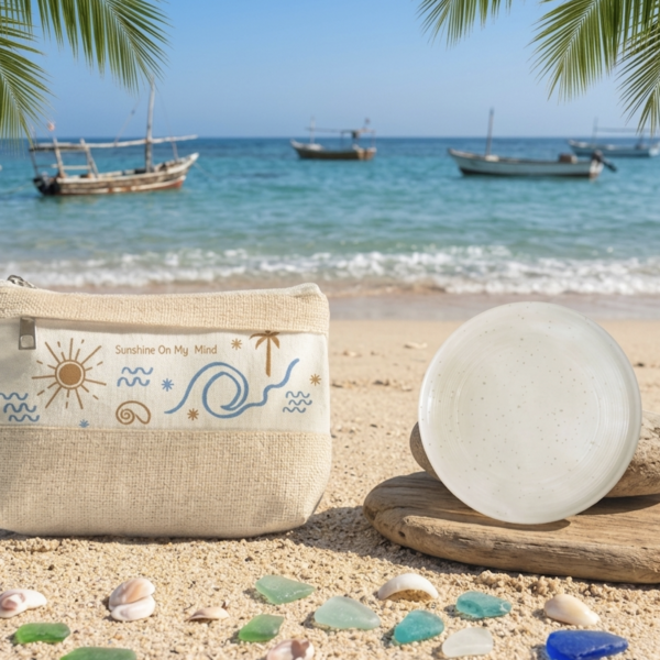 Summer Gift Set – Canvas Bag & Flying Disc