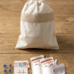3-in-1 Travel Game Set with Carry Bag – Playing Cards & Tic-Tac-Toe for Family Gatherings 1