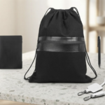 Practical Gift Set – Drawstring Backpack with Notebook, Pen & Phone Lanyard | Ideal for Work, Travel & Corporate Gifts 3