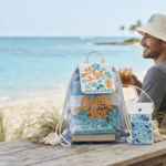 Tropical Summer Essentials Set – Clear Backpack with Bucket Hat & Transparent Phone Pouch | Perfect for Beach & Travel 1