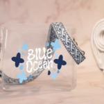 شنطة كتف شفافة عصرية مع حبل حامل موبايل عملي بتصميم Blue Ocean | مثالية للشاطئ والسفر 3