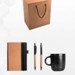 Notebook, Pen & Mug Gift Set with Paper Gift Bag – Office & Corporate Gift Set 3