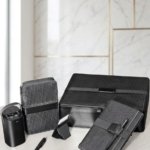 Premium Corporate Gift Set with Leather Box, Smart Notebook, Mini Hand Bag, Smart Diffuser, Magnetic Card Holder and Pen Set 1
