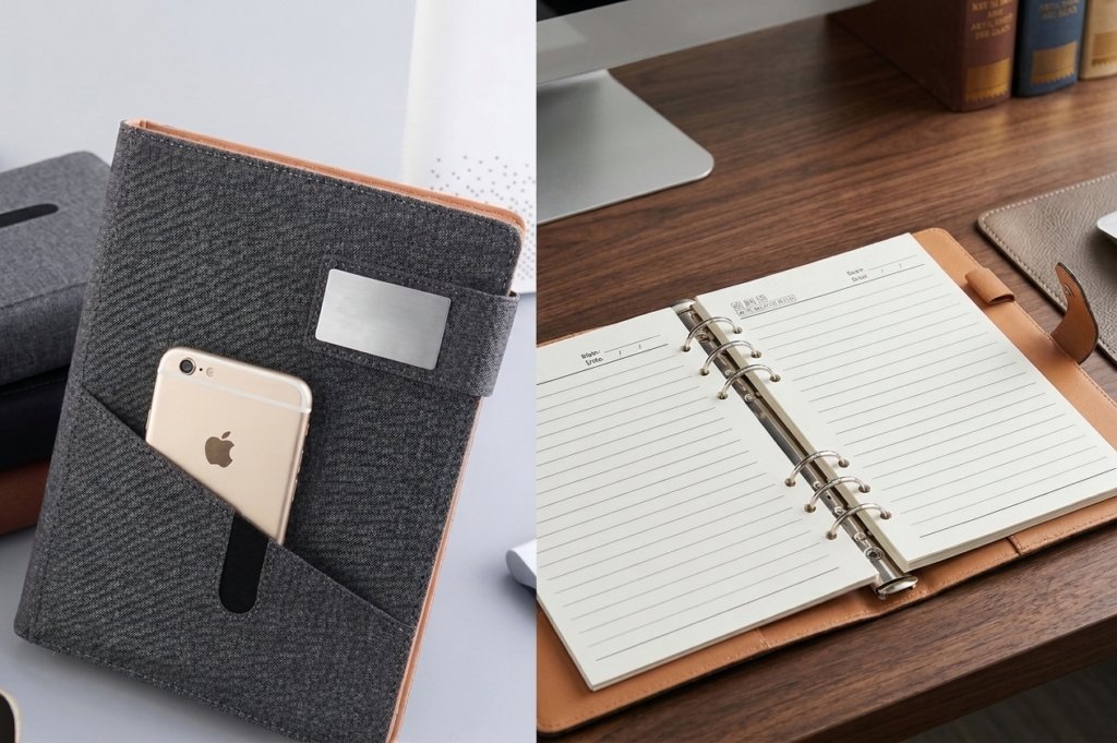 Nexus Organizer Notebook with Card Holder and Ring Binder